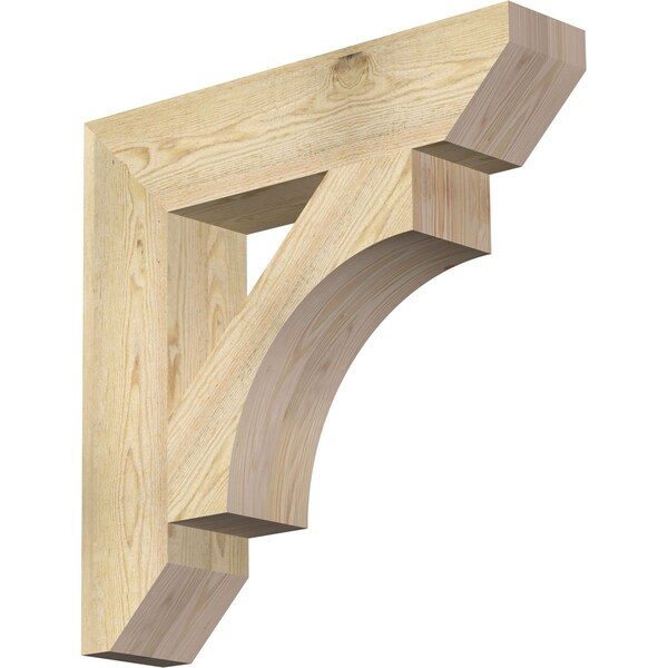 Ekena Millwork Westlake Slat Rough Sawn Bracket, Douglas Fir, 6"W x 28"D x 28"H BKT06X28X28WTL06RDF - main